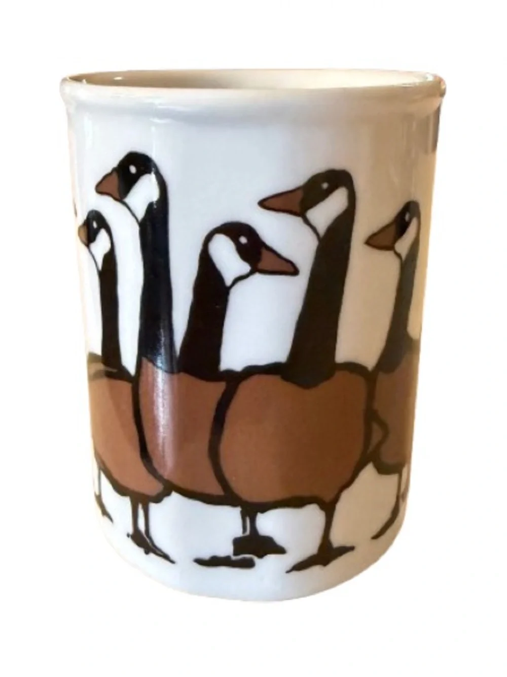 Marc Tetro Danesko Canada Wildlife Mugs Set of 2 Geese & Loons PopArt Cabincore - Picture 10 of 14
